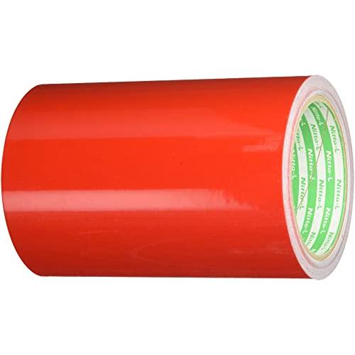 日東エルマテ 再帰反射テープ 150mmX10m レッド HT-150R 反射テープ