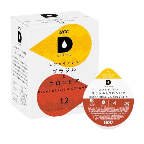 UCC DRIP POD カフェインレスコーヒー 12カプセル入