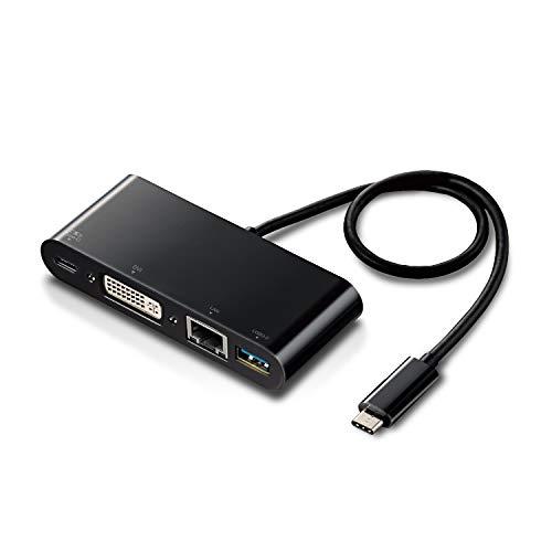 エレコム Type-C ドッキングステーション Cハブ PD対応 [充電用Type-C1ポート/US...