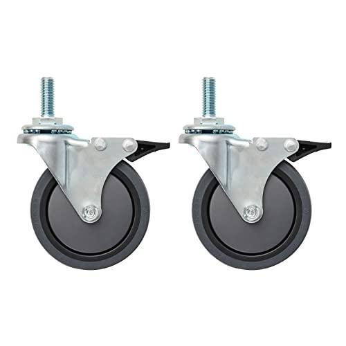 エレクター ベーシックシリーズ エラストマーキャスター ストッパー付75mm (2個入) BDRS7...