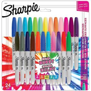シャーピー ステインド 8本セット 水性顔料インクペン 筆タイプ ポーチ
