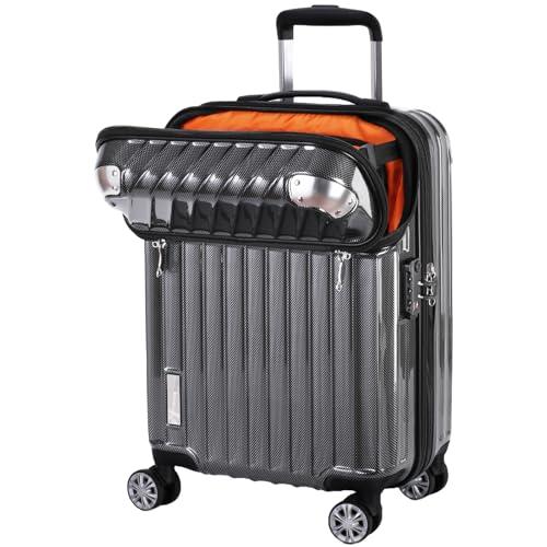 [トラベリスト] キャリーケース スーツケース ジッパーキャリー 機内持ち込みサイズ トップオープン...