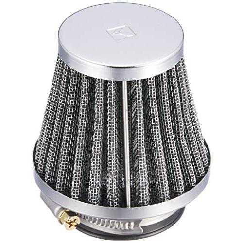 キタコ(KITACO) パワーフィルター(φ43/ストレート) 汎用 クロームメッキ 515-000...