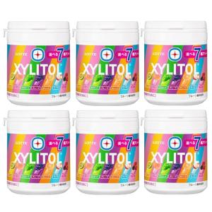 XYLITOL ロッテ キシリトールガム 7種アソートボトル 133g×6個セット