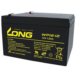 ロング (KUNG LONG BATTERIES) 産業用鉛蓄電池 (12V-12Ah) PE12V12/互換 (標準系) WP12-12の商品画像