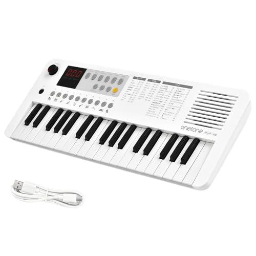 ONETONE ワントーン 電子キーボード ミニ37鍵盤 LEDディスプレイ搭載 USB-MIDI対...