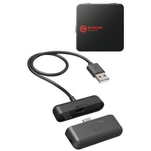 エレコム ゲーミングミキサー ワイヤレス ゲーム機から離れていても通話しながらSwitch/PS5/PS4のゲーム音を聞ける ミックスアンプ オ