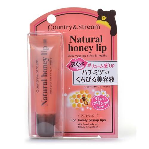 カントリー&amp;ストリーム ハニーフルリップ もも色ボリューム 10g 唇の乾燥 荒れ対策に プランパー...