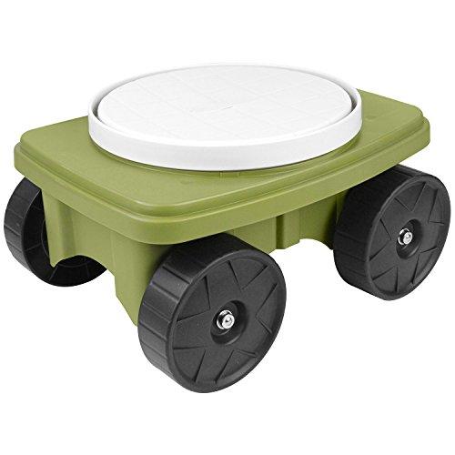 イーバリュー(E-Value) イージーターンチェア ポリプロピレン オリーブ EGC-5OL