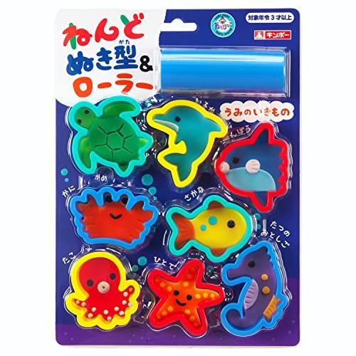 ギンポー ねんど抜き型＆ローラー うみのいきもの あそびっこ 銀鳥産業
