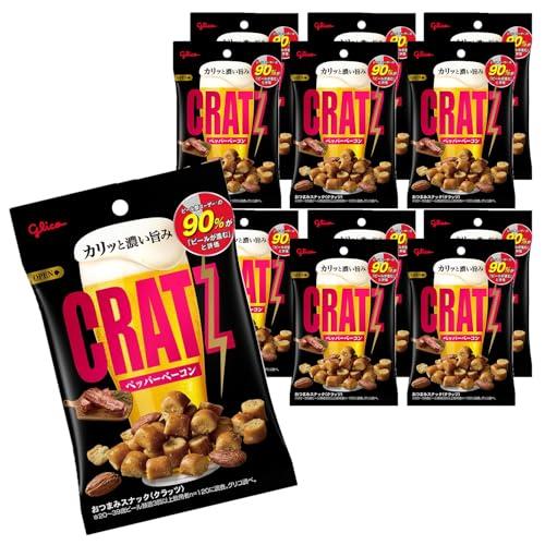 クラッツ ペッパーベーコン 42g×12袋 江崎グリコ おつまみスナック お酒に合う ビール ハイボ...