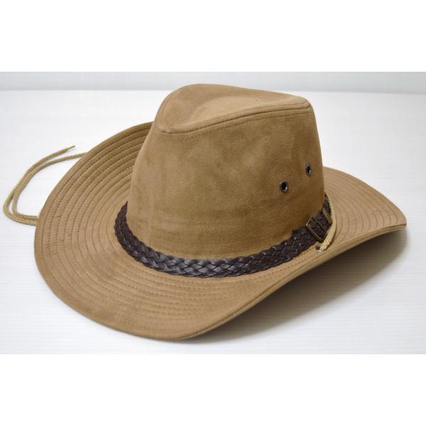 スエード シンプル テンガロンハット ウエスタンハット 2184