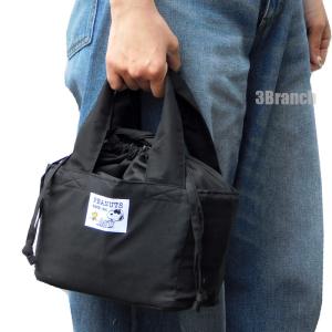 スヌーピー 上部 巾着 保冷バッグ 小さめ 保...の詳細画像1