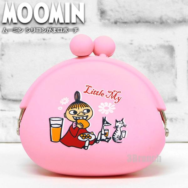 ムーミン グッズ シリコン がま口ポーチ レディース キッズ コインケース 小銭入れ がま口 財布 ...