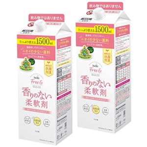 まとめ買い 大容量 ファーファ フリー&(フリーアンド) 柔軟剤 無香料 詰め替え エコパック 1500ml×2個セット