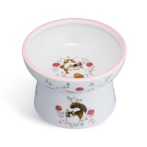 猫壱 猫用 脚付フードボウル レギュラー mofusand 食器 モフサンド