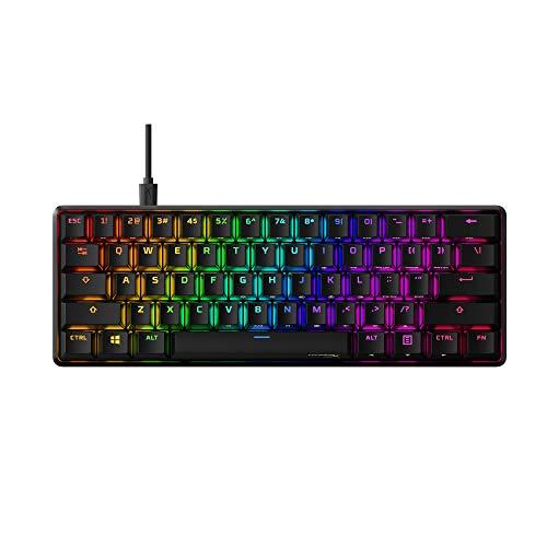 HyperX Alloy Origins 60 小型RGBメカニカルゲーミングキーボード 60%レイ...