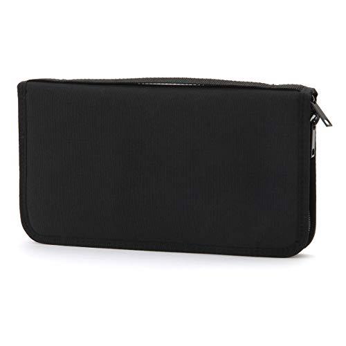 無印良品 ポリエステルパスポートケース・クリアポケット付 黒・約23.5×13×2.5cm 3874...