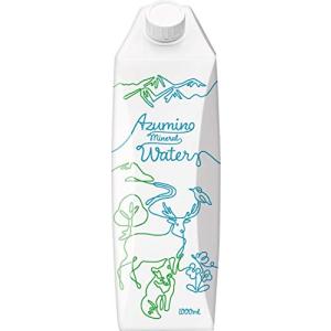 ゴールドパック 安曇野 ミネラルウォーター 1L 紙パック 6本入