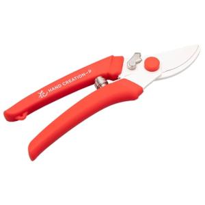 坂源(Sakagen) 剪定鋏 ハンドクリエーション P180 フッ素コーティング 約18×5.5cm 日本製 レッド 145