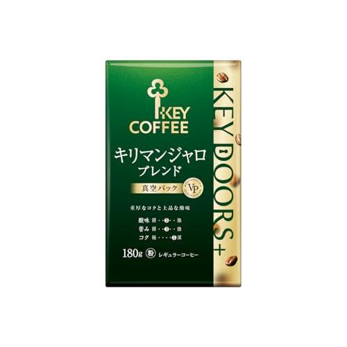 キーコーヒー KEY DOORS+ キリマンジャロブレンド 粉 (VP) 180g