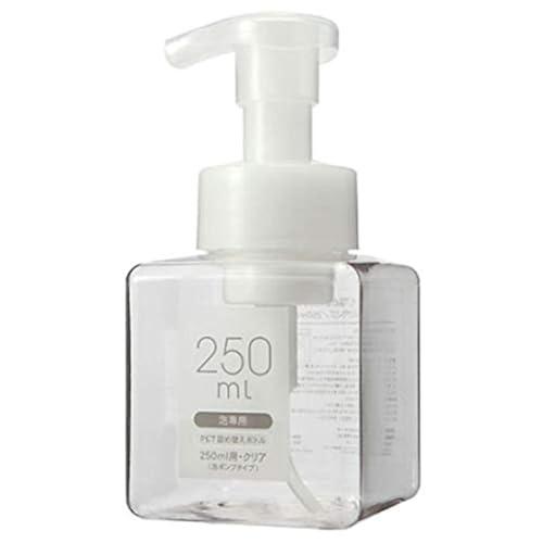 カインズ(CAINZ) PET 詰替ボトル 泡ポンプタイプ 250ml クリア 泡専用 日本製 ボト...