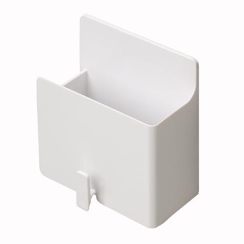 東和産業 浴室用ラック ホワイト 約9.3×5.8×10cm 磁着SQ マグネットバスチューブホルダ...