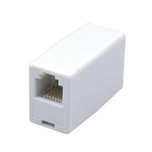 エルパ (ELPA) 中継コネクター 延長 配線 電話線 モジュラージャック⇔モジュラージャック 6極6芯/6極4芯/6極2芯兼用 TEA-002