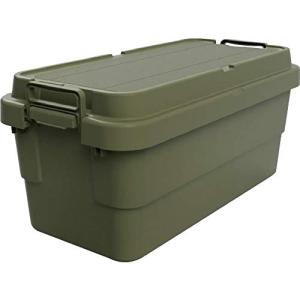 TRUSCO(トラスコ) トランクカーゴ 収納ボックス フラット天板仕様 70L ОD色 ODCF-70｜3c-online