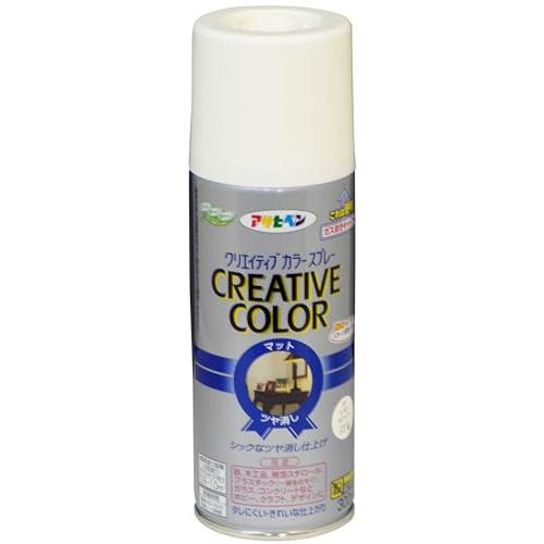 アサヒペン(Asahipen) クリエイティブカラースプレー 300ML 37レモンホワイト 502...