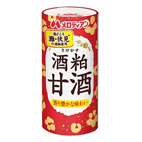 メロディアン 酒粕甘酒 195gカートカン×30本入 カート缶 国産米100％ 灘 伏見 アルコール...