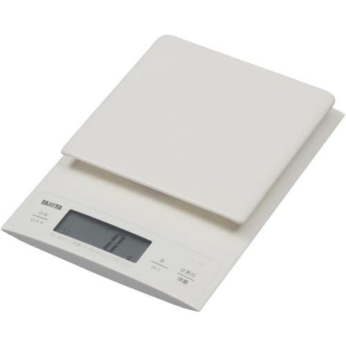 タニタ クッキングスケール 0.1g単位 3kgまで計れる ホワイト KD-320 WH キッチン ...