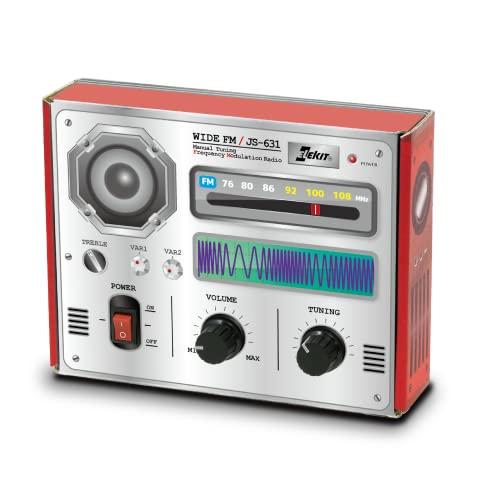 ELEKIT(エレキット) ワイドFMはこらじ はんだ付け不要のラジオキット JS-631