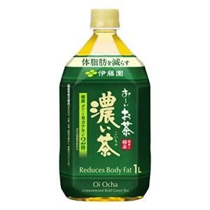[機能性表示食品] 伊藤園 おーいお茶 濃い茶 1L ×12本