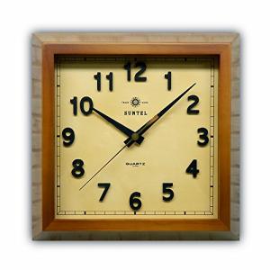 さんてる 掛け時計 ブラウン 250×250×45mm スクウェアー電波掛時計 ブラウン DQL696BRの商品画像