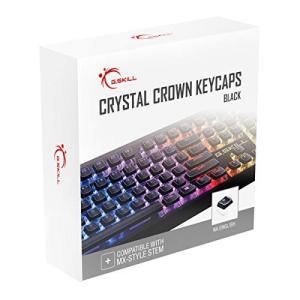 G.SKILL クリスタルクラウンキーキャップ - メカニカルキーボード用透明レイヤー付きキーキャップセット フル104キー スタンダード AN｜3c-online