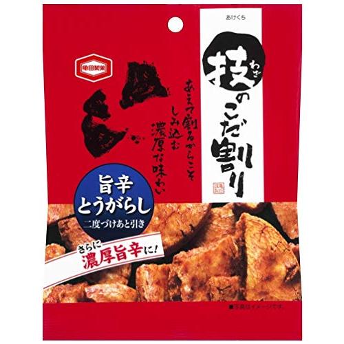 亀田製菓 技のこだ割り旨辛とうがらし 40g×12袋