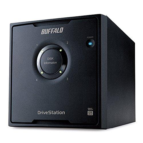 バッファロー BUFFALO RAID5対応 USB3.0用 外付けハードディスク 4ドライブモデル...