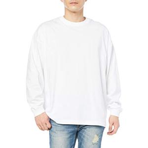 ユナイテッドアスレ 5.6オンス ビッグシルエット ロングスリーブ Tシャツ 550901 メンズ ホワイト Lの商品画像