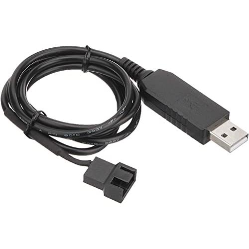 AINEX ファン用USB電源変換ケーブル 12V昇圧タイプ CA-USB12VA