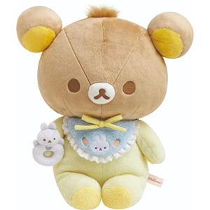【レア】リラックマ　よしよしぬいぐるみ　赤ちゃん　ベビー　うさうさベビー リラックマ うさうさベビー よしよしぬいぐるみ MF39601 - 最