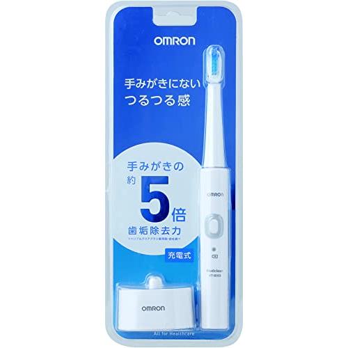 オムロン 電動歯ブラシ HT-B303-W ホワイト 充電式
