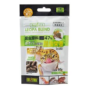 GEX EXOTERRA レオパブレンドフード60g 昆虫原料47% アメリカミズアブ使用 高嗜好性 高たんぱくフード ふやかして与えるドライペの商品画像