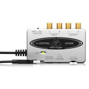 ベリンガー 2入力2出力 デジタル出力搭載USBオーディオインターフェース ホワイト UCA202 U-CONTROL｜3c-online