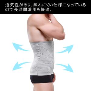 加圧腹巻き ウエスト 加圧ベルト サポーター ...の詳細画像4