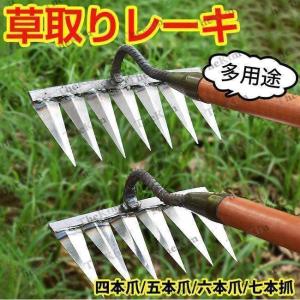 特価販売! レーキ 草刈りレーキ ガーデンレーキ...の商品画像