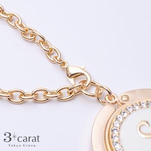 バッグハンガー イニシャル 3carat チャ...の詳細画像1