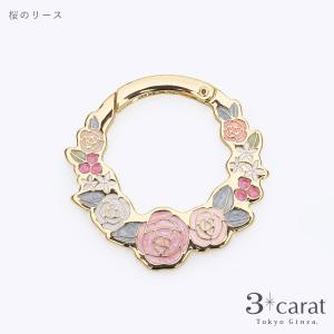3carat おめかしリース カラビナ バッグ...の詳細画像1