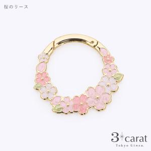 3carat おめかしリース カラビナ バッグ...の詳細画像2