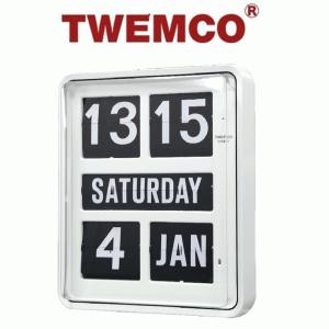 【CREPHA/クレファー】トゥエンコ　カレンダー時計　　BQ-170　ホワイト 《/引越祝い/新築祝い/プレゼント/ギフト/インテリア/カレンダー/》｜3chome-market